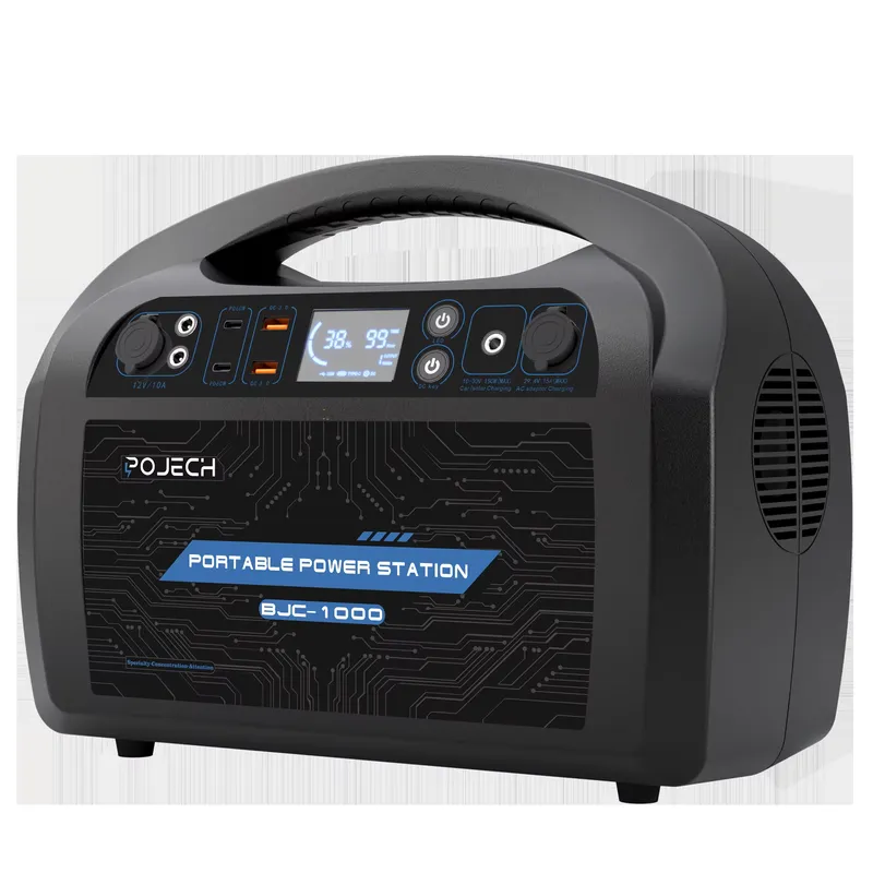 Outdoor Uninterruptible Power Supply - Draagbare zonne-energiecentrale 1000W hoge capaciteit UPS