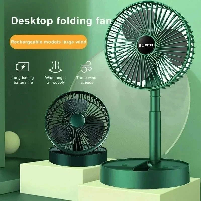 Outdoor Power Pedestal - USB opvouwbare elektrische ventilator, koude lucht,