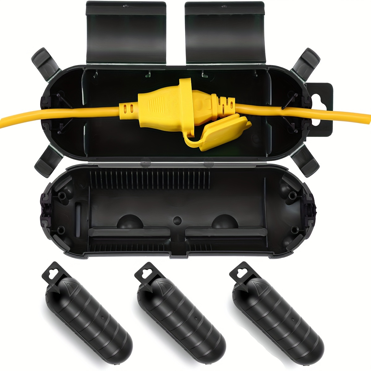 Outdoor Power Point Cover - Verlengsnoer Stekkerverbinding Beschermende veiligheidsafdekking, waterbestendig Binnen