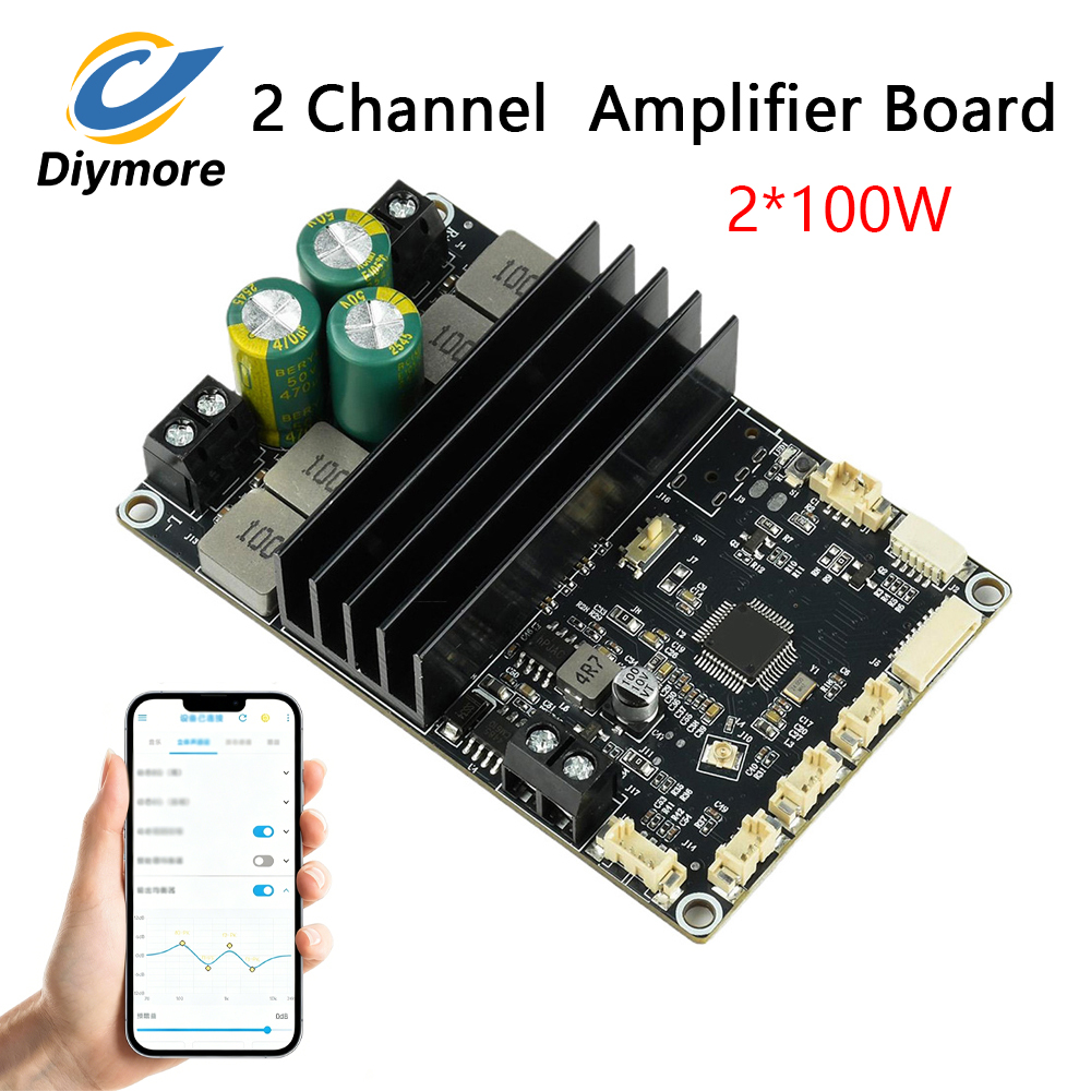Outdoor Power Module - DC 9-30V Bluetooth Eindversterker Module 2×100W