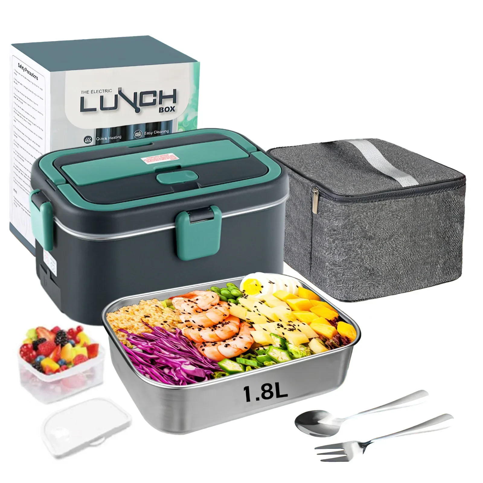 Outdoor Power Pedestal - Elektrische Lunchbox Voedselverwarmer 1,8 L 80W