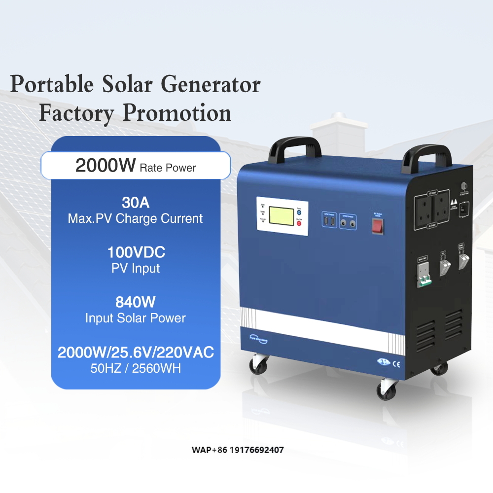 Outdoor Power Products - 2kwPower zonnegenerator 100Ah Lifepo4 product op