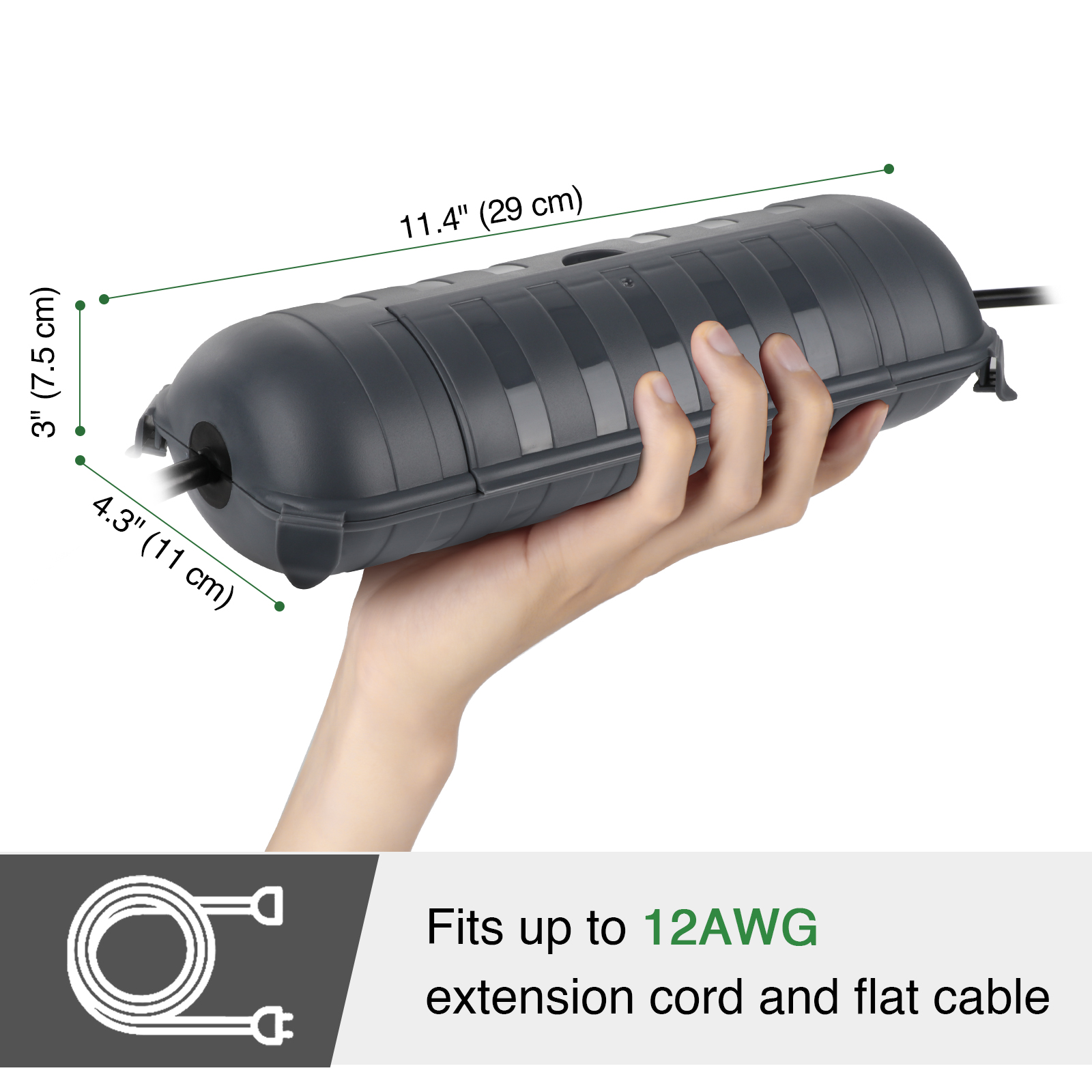 Grote weerbestendige buiten el - Outdoor Power Point Cover recensie en prijs