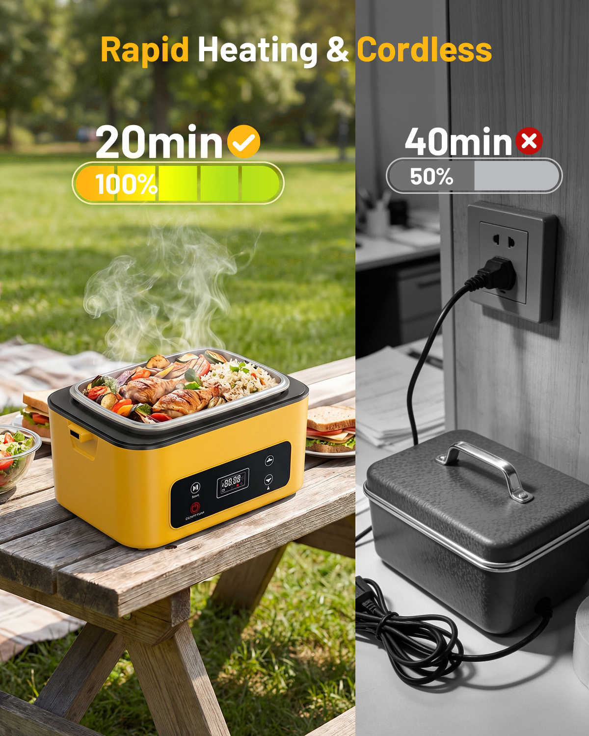 TaskStar Elektrische Lunchbox  - Outdoor Power Pedestal recensie en prijs
