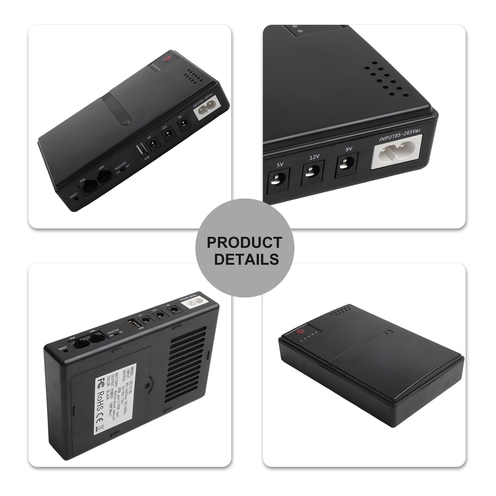 1018L 5V 9V 12V Back-up DC UPS - Outdoor Uninterruptible Power Supply recensie en prijs