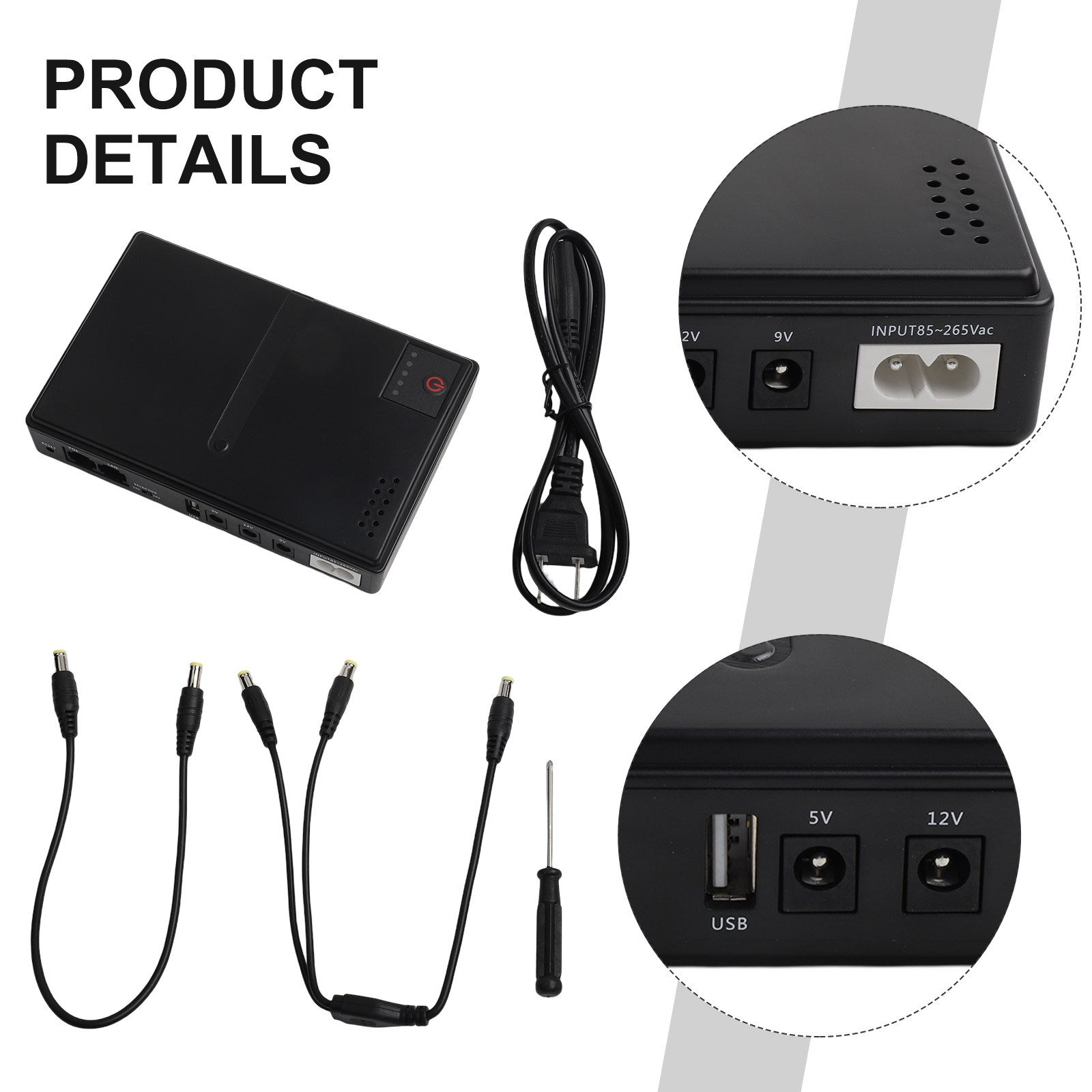 1018L 5V 9V 12V Back-up DC UPS - Outdoor Uninterruptible Power Supply recensie en prijs