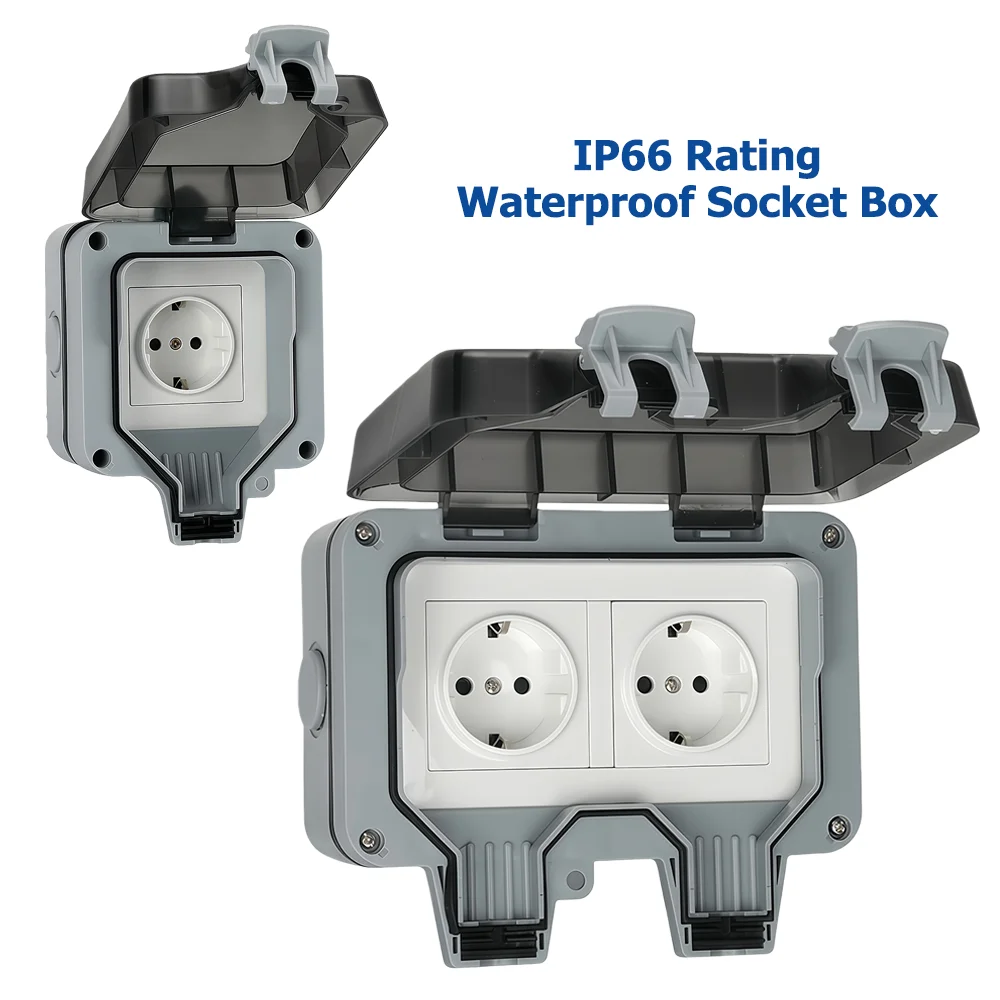 Waterdichte buitenstopcontact, - Outdoor Power Point Cover recensie en prijs
