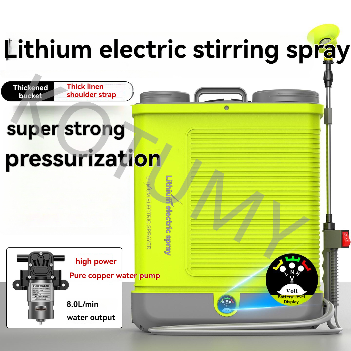20L hogedruk lithium-accu rugz - Electric Sprayer Backpack recensie en prijs