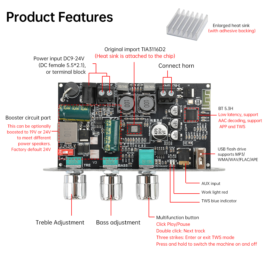100W Mono Bluetooth 5.3 Verste - Outdoor Power Module recensie en prijs