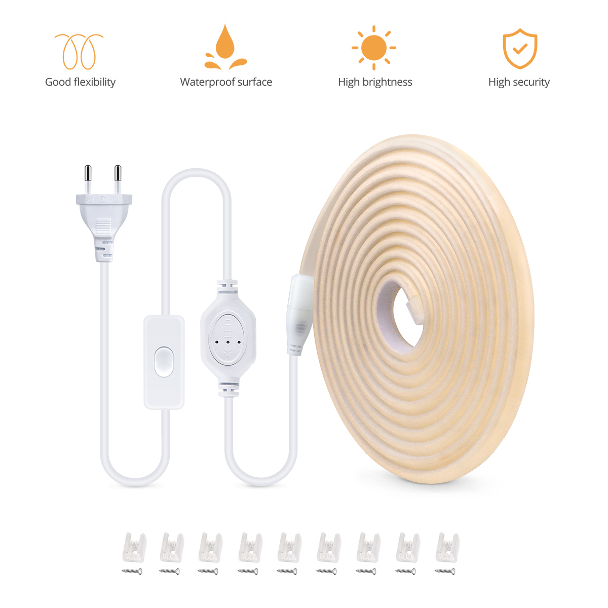 110V 220V COB LED-strip Buiten - Outdoor Power Strip Weatherproof recensie en prijs