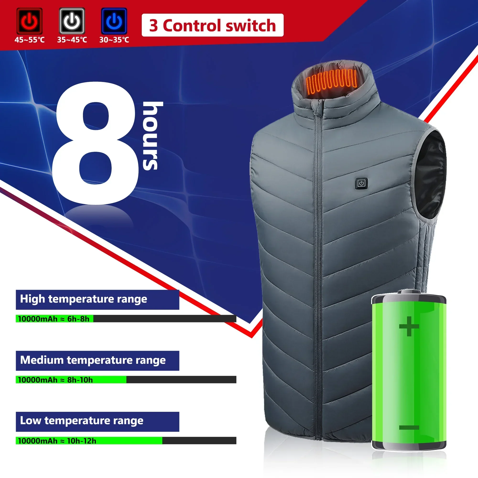 21-verwarmd vest Elektrisch ve - Outdoor Power Pedestal recensie en prijs