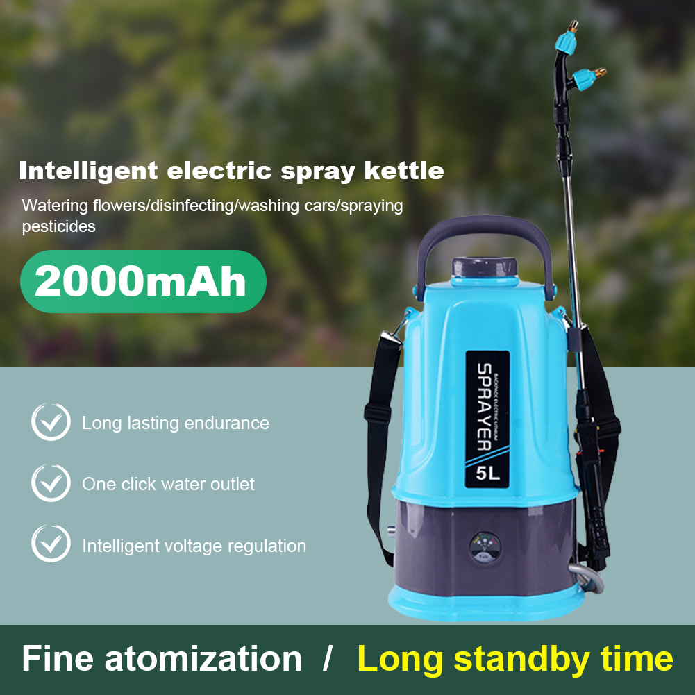 5L elektrische sproeier met 5  - Electric Sprayer Backpack recensie en prijs