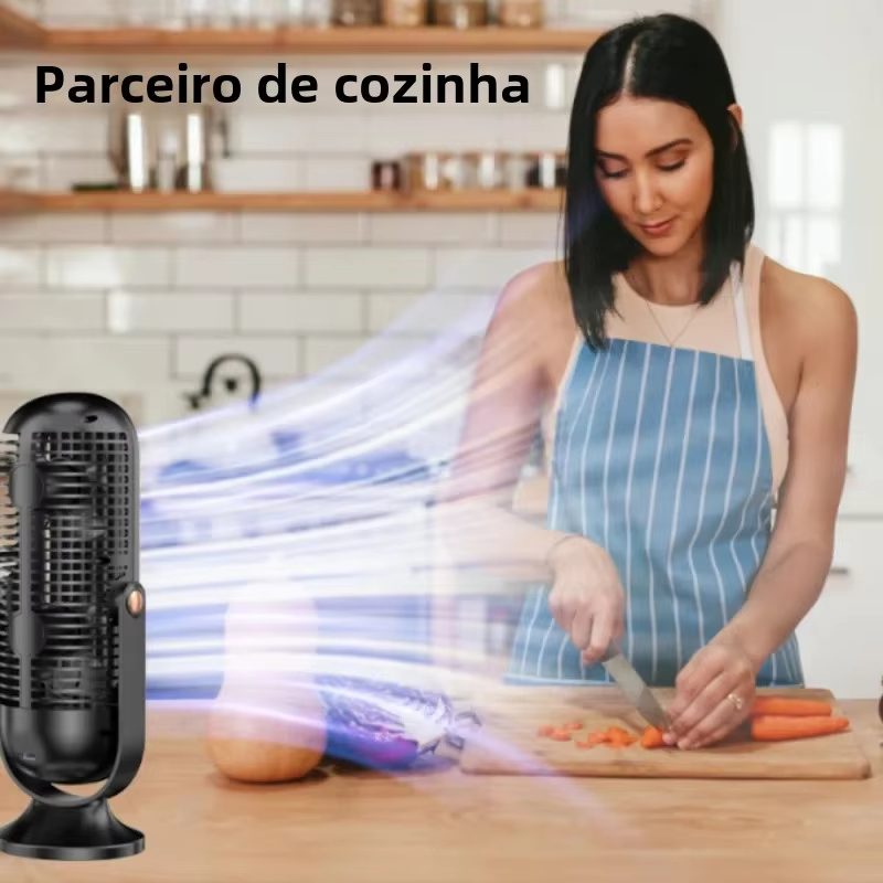 Draagbare kleine desktopventil - Outdoor Power Pedestal recensie en prijs