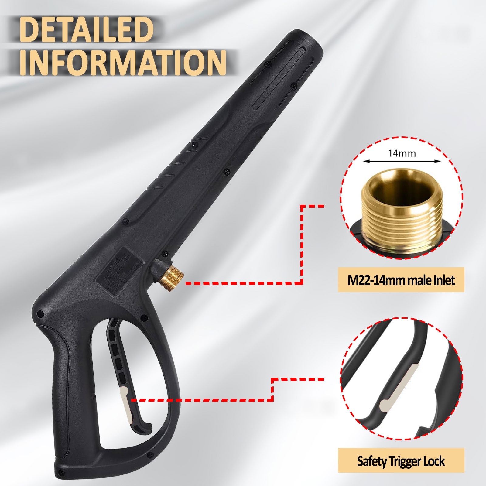 Hogedrukreiniger pistool M22 1 - Power Washer Gun Replacement recensie en prijs
